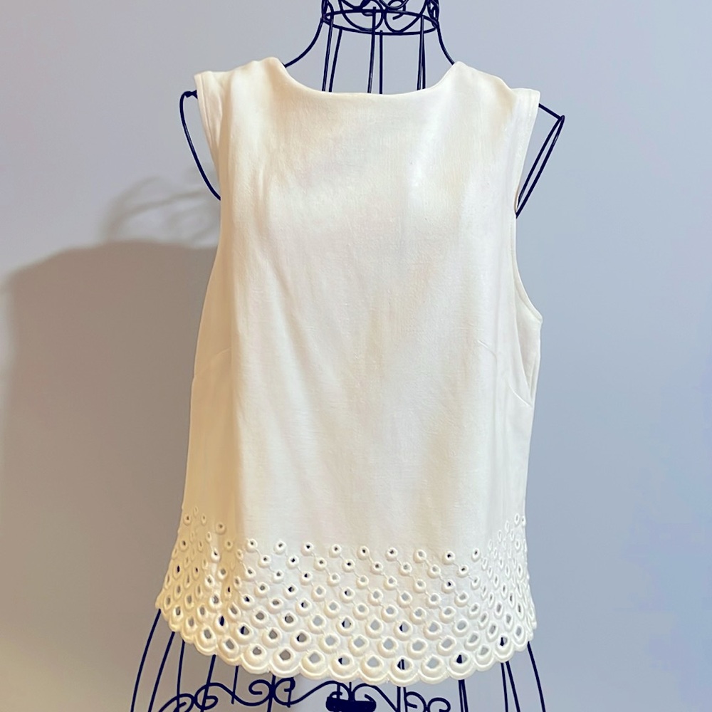 Vintage eyelet top